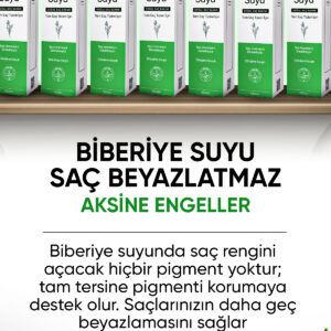 biberiye_suyu_6 Biberiye Suyu Dökülme Karşıtı ve Saç Uzamasını Destekleyici Saç Toniği %100 Doğal ve Saf