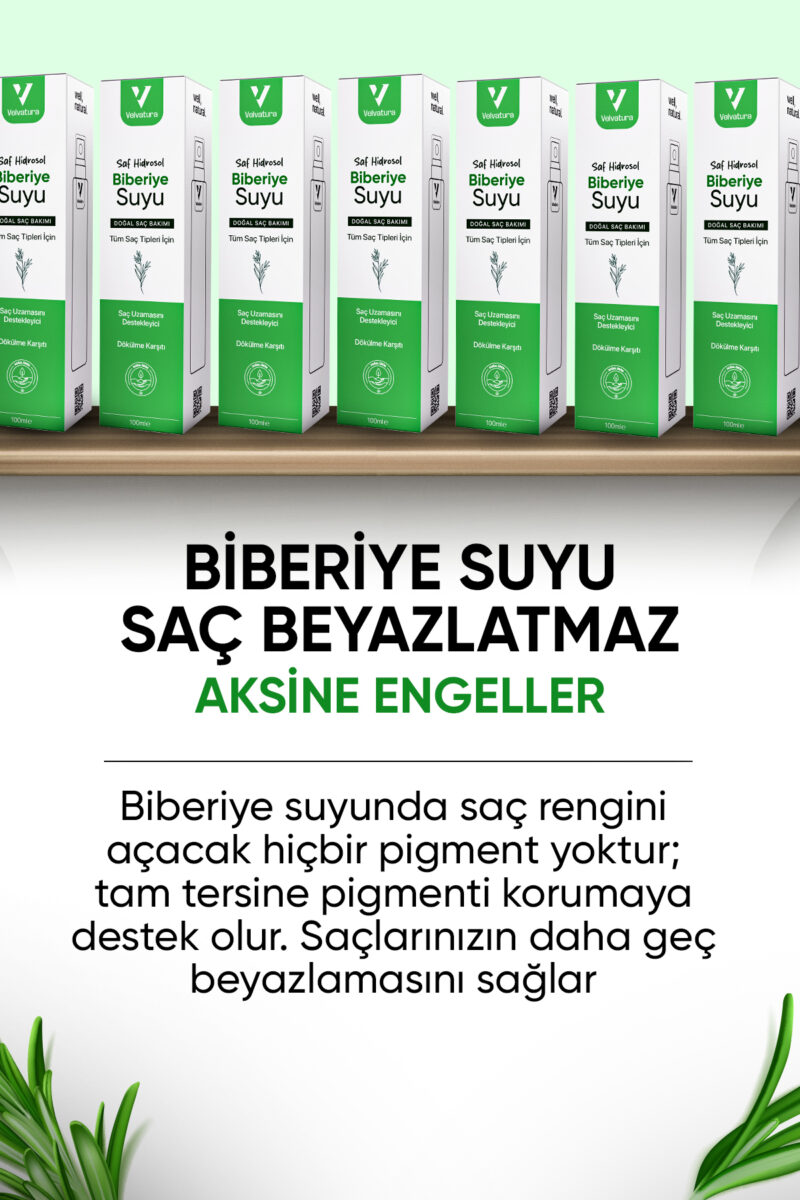 biberiye_suyu_6 Biberiye Suyu Dökülme Karşıtı ve Saç Uzamasını Destekleyici Saç Toniği %100 Doğal ve Saf